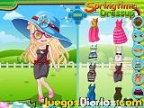 Springtime Dressup - Juega 100% Gratis en Juegos Diarios